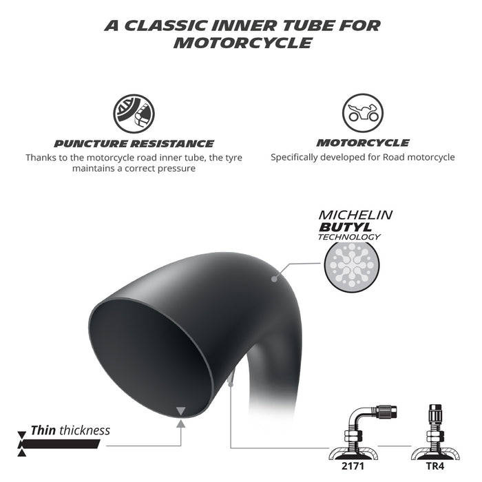 **MICHELIN 17 inch Inner Rear Tube
