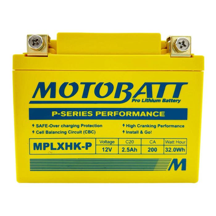 MOTOBATT Battery Pro Lithium - MPLXHK-P