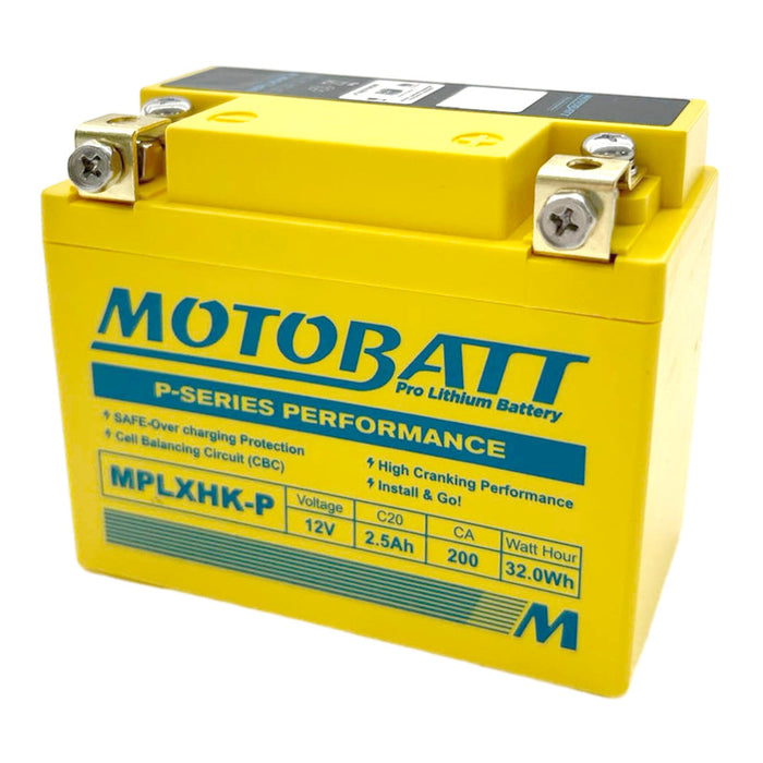 MOTOBATT Battery Pro Lithium - MPLXHK-P