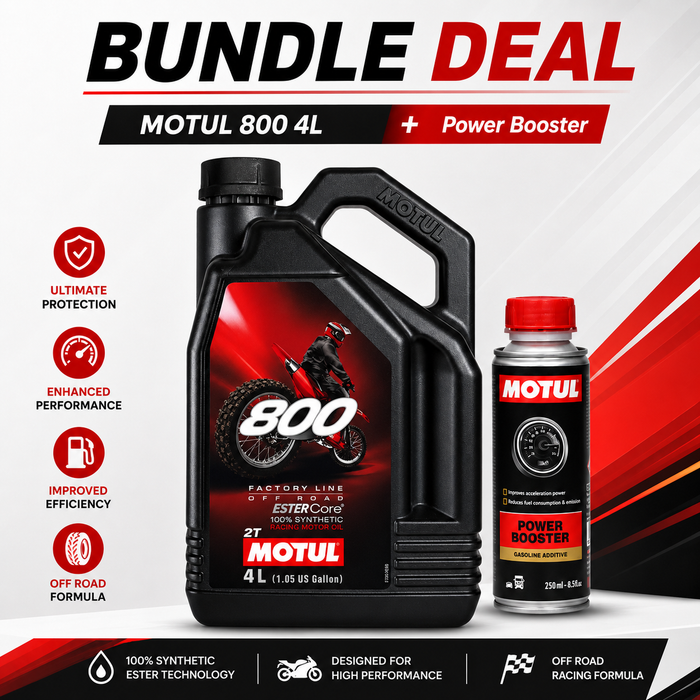 MOTUL 800 2T 4L + Free Gift