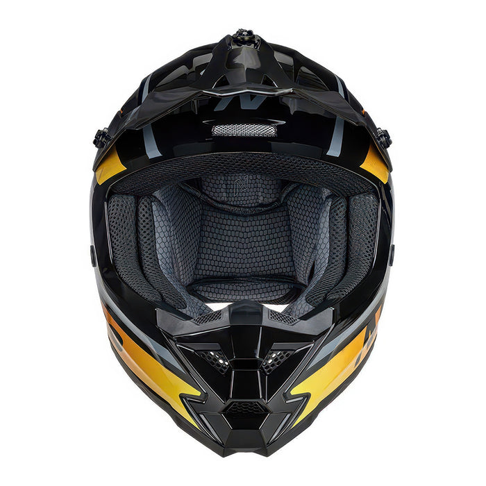 *NITRO 710 Youth MX Helmet - Black/Red/Yellow
