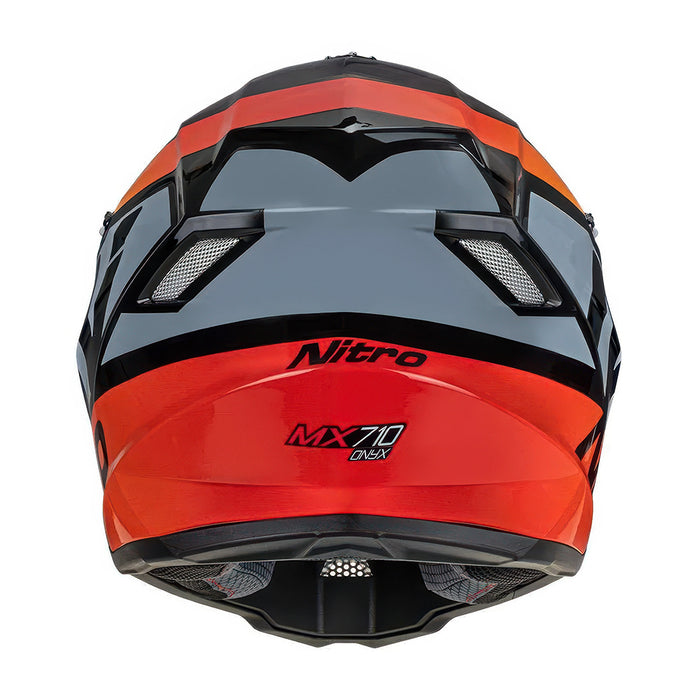 *NITRO 710 Youth MX Helmet - Black/Red/Yellow