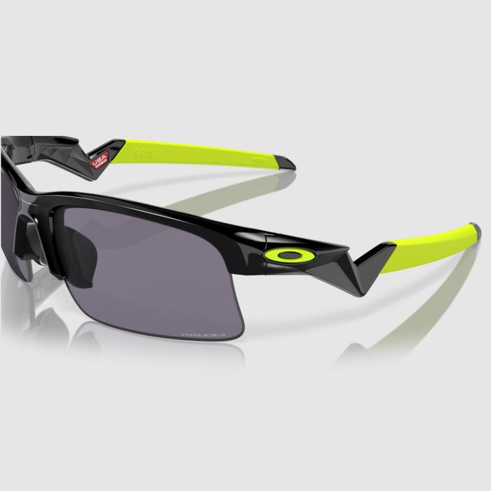 Oakley Capacitor Youth Sunglasses - Polished Black w PRIZM Grey Lens