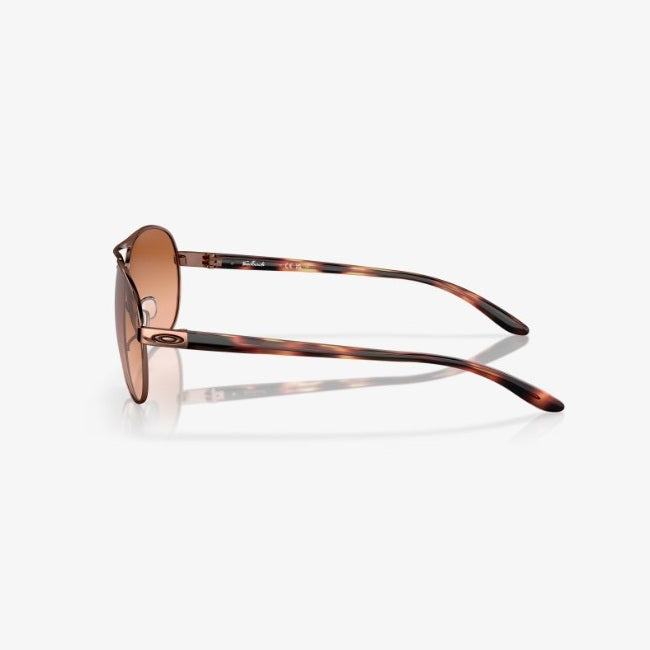 OAKLEY Feedback Sunglasses - Rose Gold w PRIZM Brown Gradient Lens