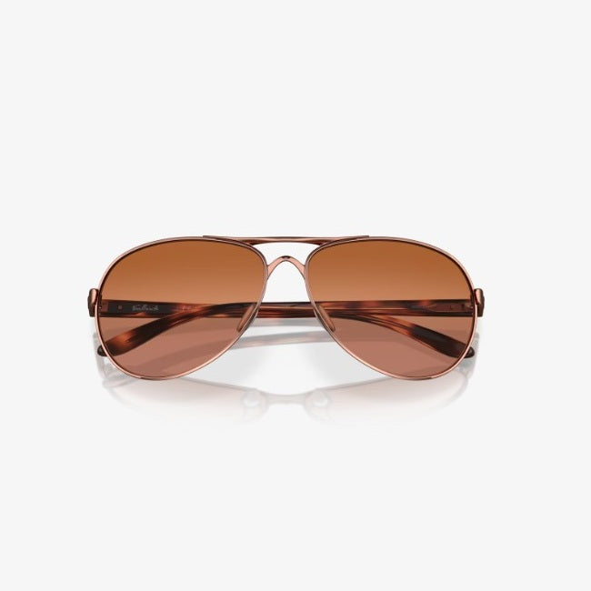 OAKLEY Feedback Sunglasses - Rose Gold w PRIZM Brown Gradient Lens