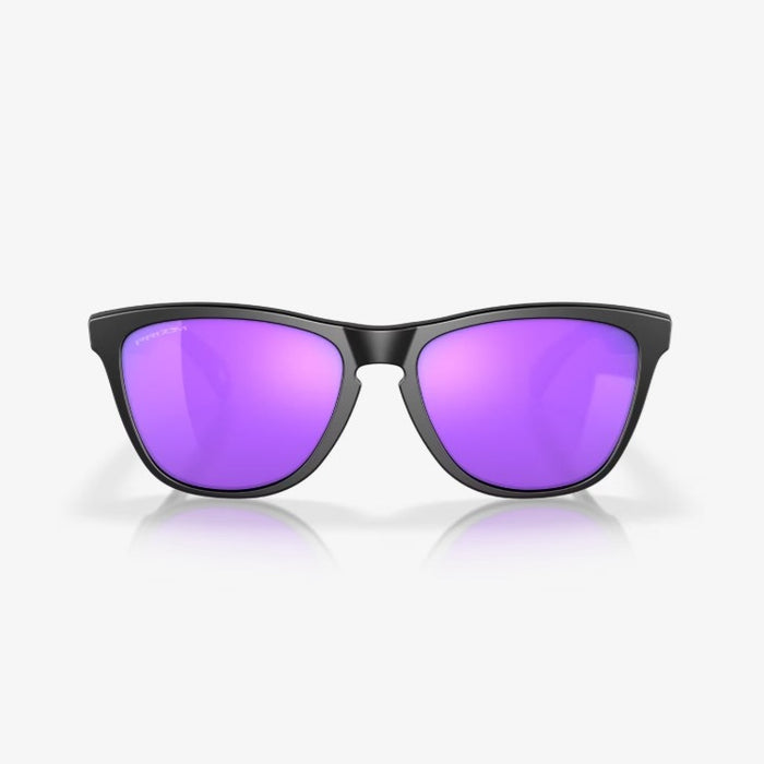 OAKLEY Frogskins Sunglasses - Matte Black Frame w PRIZM Violet Lens