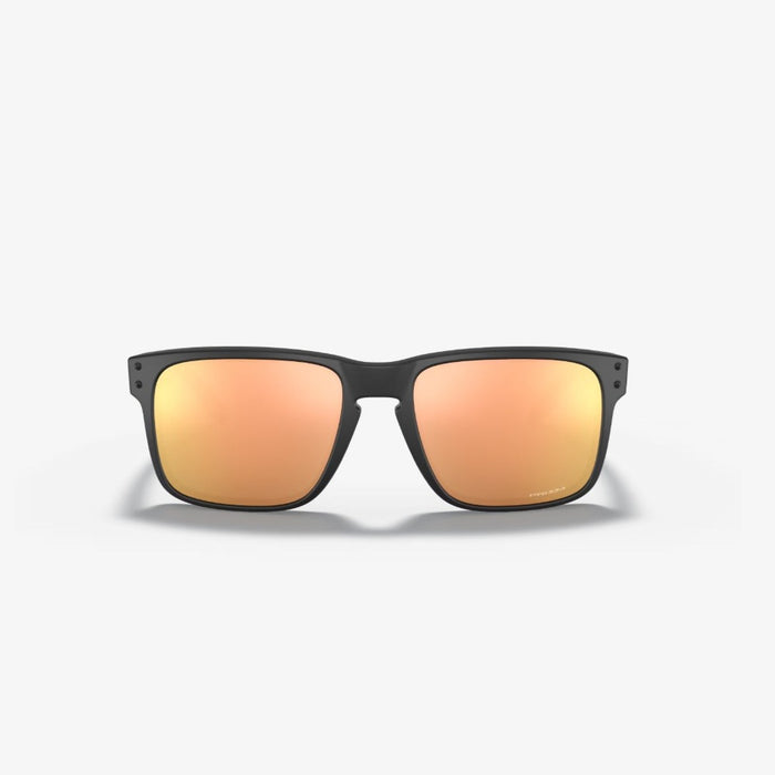 **OAKLEY Holbrook Sunglasses - Matte Black w PRIZM Rose Gold