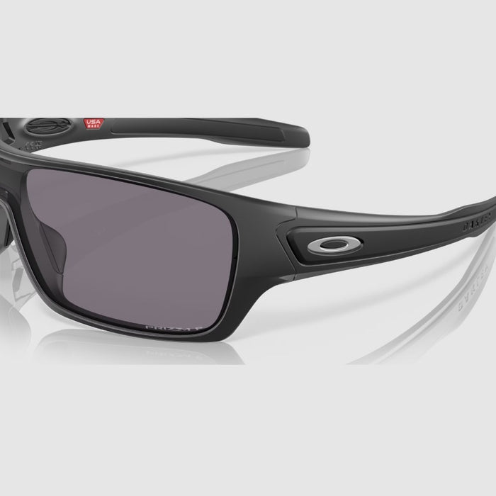 **Oakley Turbine Rotor Sunglasses - Matt Black w PRIZM Grey Polarized Lens