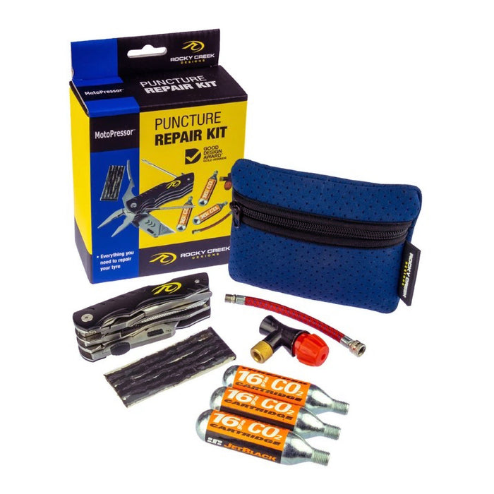 **Rocky Creek Motopressor Puncture Repair Kit