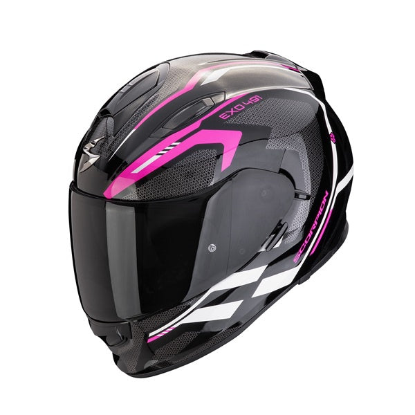 **Scorpion EXO-491 KRIPTA Road Helmet- Black/Pink/White