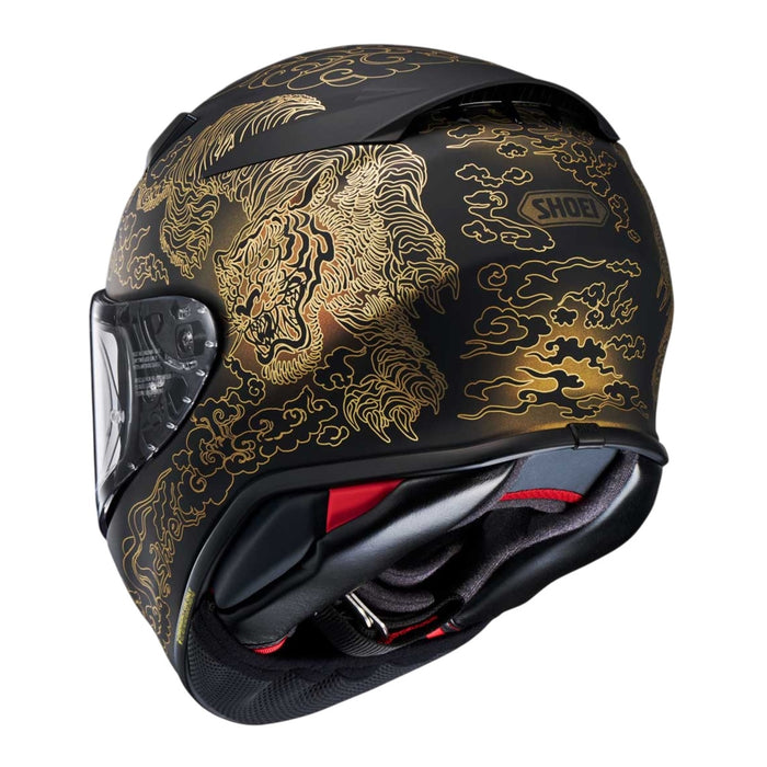 Shoei NXR2 Fearless Road Helmet (Made in Japan) - Black/Gold TC5