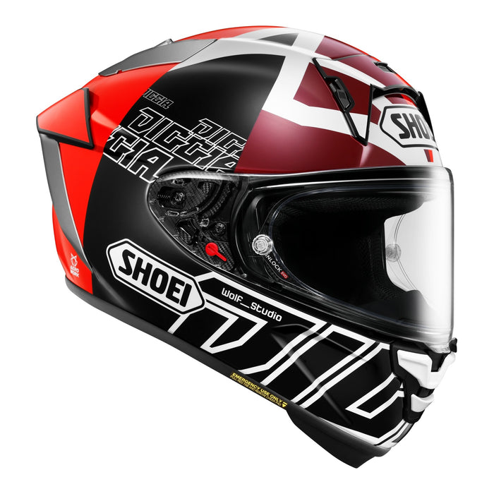 Shoei X-SPR Pro Diggia 2 Road Helmet (Made in Japan) - Black / Red / White