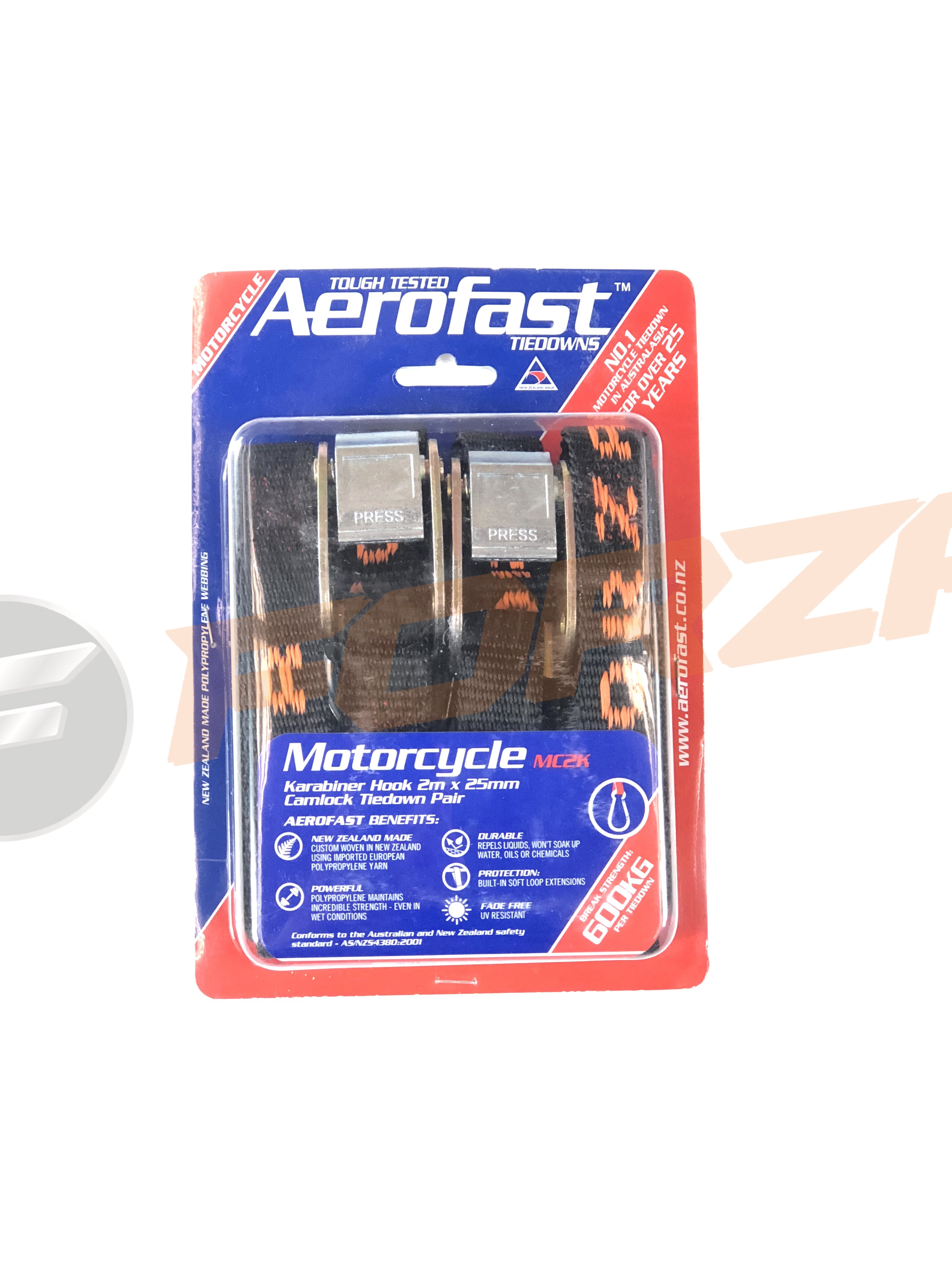 AEROFAST "FORZA" MX Tie Downs, Made in NZ — FORZA