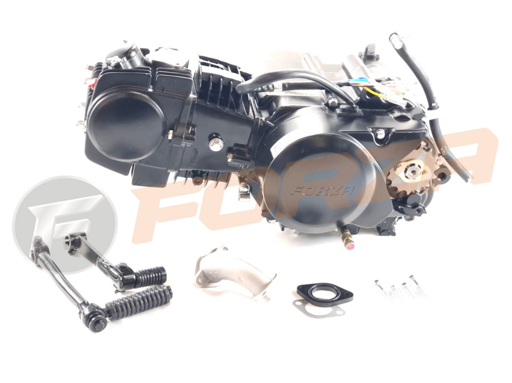 FORZA 125cc Engine - LIFAN 125cc Manual (Kick Start) Black