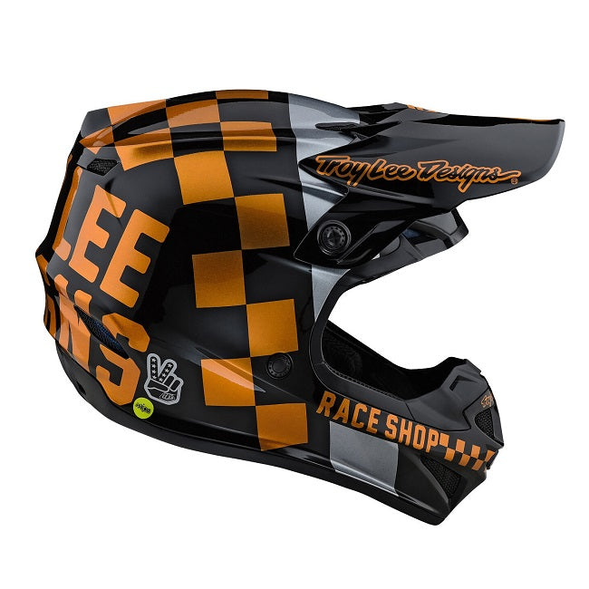 TROY LEE DESIGNS SE4 Polyacrylite Checker Adult MX Helmet
