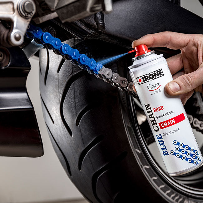 IPONE Road Coloured Chain Lube Spray 250ml, Made in France