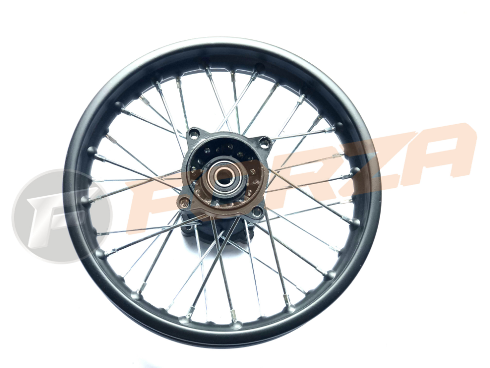 FORZA 12 inch Rear Disc Wheel with Steel Rim, and 15mm Axle Size